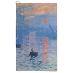 Impression Sunrise by Claude Monet Microfiber Golf Towel