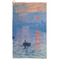 Impression Sunrise by Claude Monet Microfiber Golf Towels - FRONT