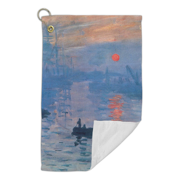 Impression Sunrise by Claude Monet Microfiber Golf Towels Small - FRONT FOLDED
