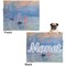 Impression Sunrise Microfleece Dog Blanket - Large- Front & Back