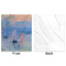 Impression Sunrise by Claude Monet Minky Blanket - 50"x60" - Single Sided - Front & Back