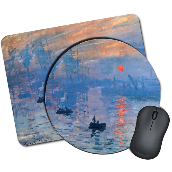 Custom Impression Sunrise by Claude Monet Mouse Pad