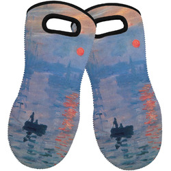 Impression Sunrise by Claude Monet Neoprene Oven Mitts - Set of 2