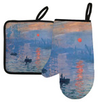 Impression Sunrise by Claude Monet Left Oven Mitt & Pot Holder Set