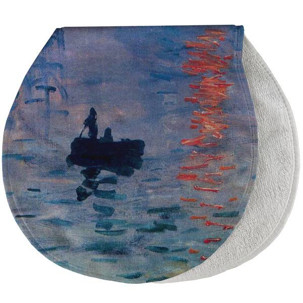 Impression Sunrise by Claude Monet New Baby Burp Folded