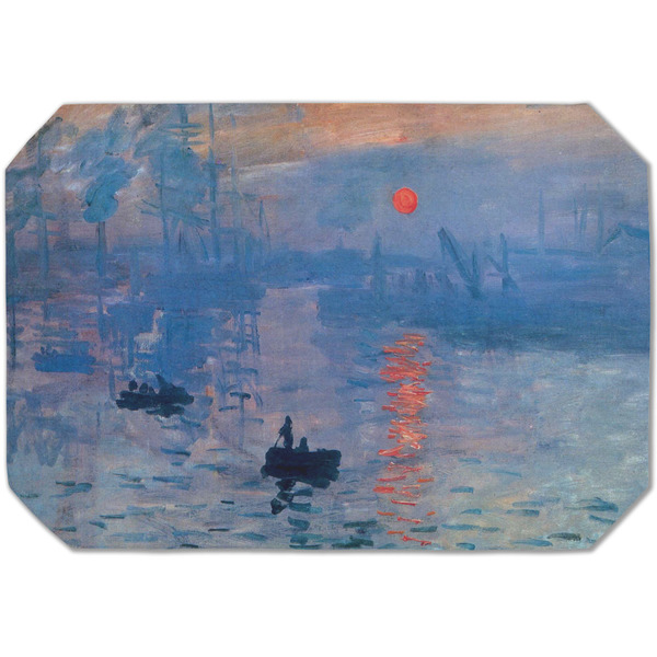 Custom Impression Sunrise by Claude Monet Dining Table Mat - Octagon (Single-Sided)