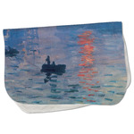Impression Sunrise by Claude Monet Burp Cloth - Fleece
