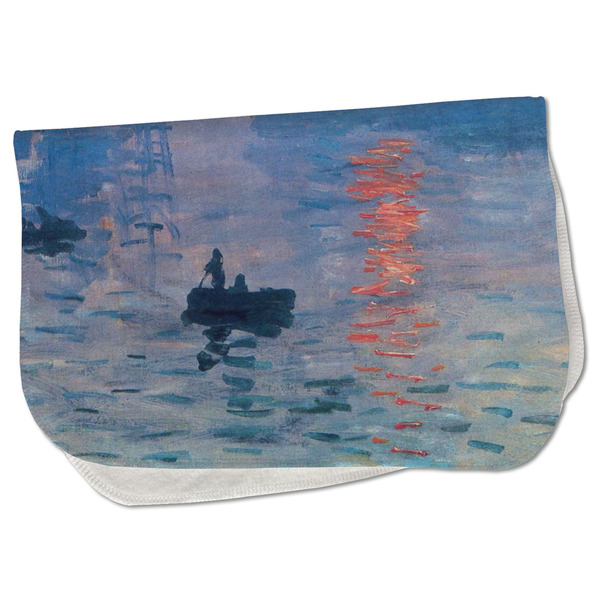 Custom Impression Sunrise by Claude Monet Burp Cloth - Fleece