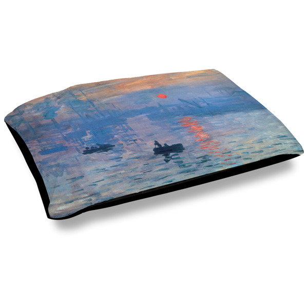 Custom Impression Sunrise by Claude Monet Outdoor Dog Bed - Large