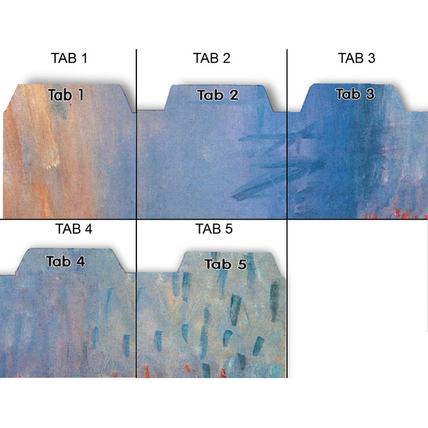 Impression Sunrise by Claude Monet Page Dividers - Set of 5 - Approval