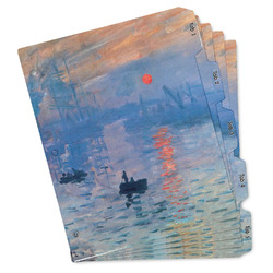 Impression Sunrise by Claude Monet Binder Tab Divider Set