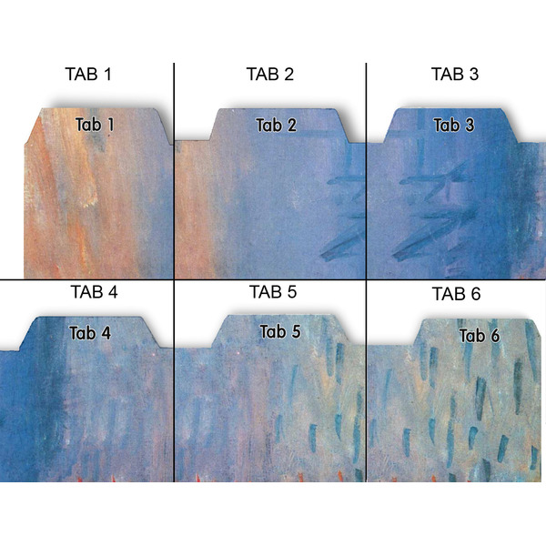 Impression Sunrise by Claude Monet Page Dividers - Set of 6 - Approval