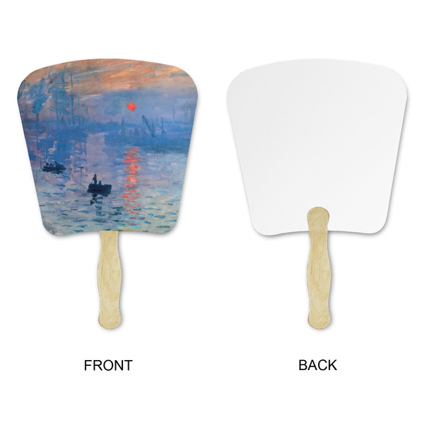 Impression Sunrise by Claude Monet Paper Fans - Approval