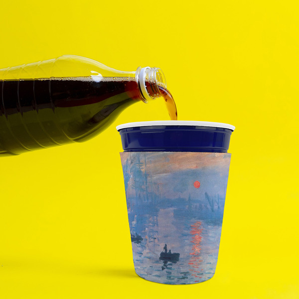 Impression Sunrise by Claude Monet Party Cup Sleeves - without bottom - Lifestyle