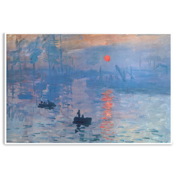 Custom Impression Sunrise by Claude Monet Disposable Paper Placemats