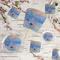 Impression Sunrise by Claude Monet Party Supplies Combination Image - All items - Plates, Coasters, Fans