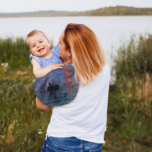 Impression Sunrise by Claude Monet Peanut Shaped Burp - Lifestyle