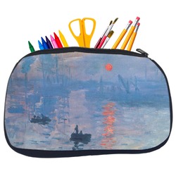 Impression Sunrise by Claude Monet Neoprene Pencil Case - Medium