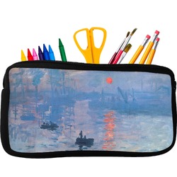 Impression Sunrise by Claude Monet Neoprene Pencil Case - Small