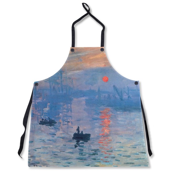 Custom Impression Sunrise by Claude Monet Apron Without Pockets