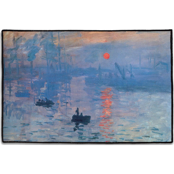 Impression Sunrise by Claude Monet Personalized Door Mat - 36x24 (APPROVAL)