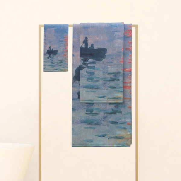 Impression Sunrise by Claude Monet Personalized Towel Set