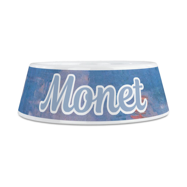 Impression Sunrise by Claude Monet Plastic Dog Bowls - Medium - FRONT