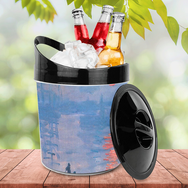 Impression Sunrise by Claude Monet Plastic Ice Bucket - LIFESTYLE