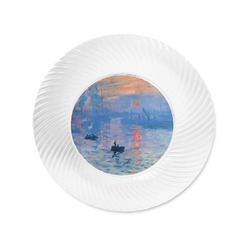 Impression Sunrise by Claude Monet Plastic Party Appetizer & Dessert Plates - 6"