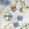 Impression Sunrise by Claude Monet Plastic Party Appetizer & Dessert Plates - In Context