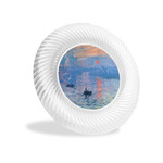Impression Sunrise by Claude Monet Plastic Party Appetizer & Dessert Plates - 6"