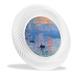 Impression Sunrise by Claude Monet Plastic Party Dinner Plates - 10"