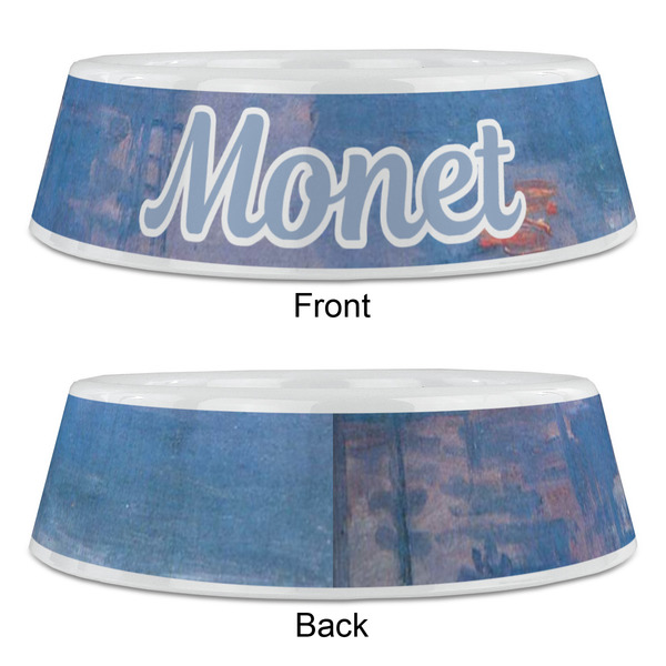 Impression Sunrise by Claude Monet Plastic Pet Bowls - Large - APPROVAL