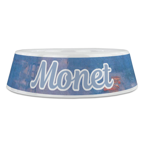 Impression Sunrise by Claude Monet Plastic Pet Bowls - Large - FRONT