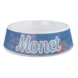 Impression Sunrise by Claude Monet Plastic Dog Bowl - Large