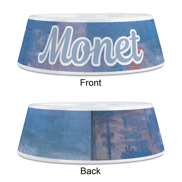 Impression Sunrise by Claude Monet Plastic Pet Bowls - Medium - APPROVAL
