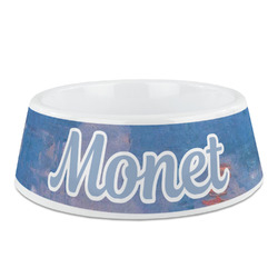 Impression Sunrise by Claude Monet Plastic Dog Bowl - Medium