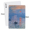 Impression Sunrise by Claude Monet Playing Cards - Approval