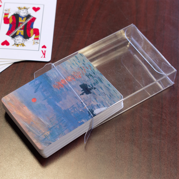 Impression Sunrise by Claude Monet Playing Cards - In Package