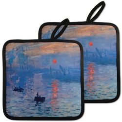 Impression Sunrise by Claude Monet Pot Holders - Set of 2
