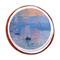 Impression Sunrise by Claude Monet Printed Icing Circle - Medium - On Cookie