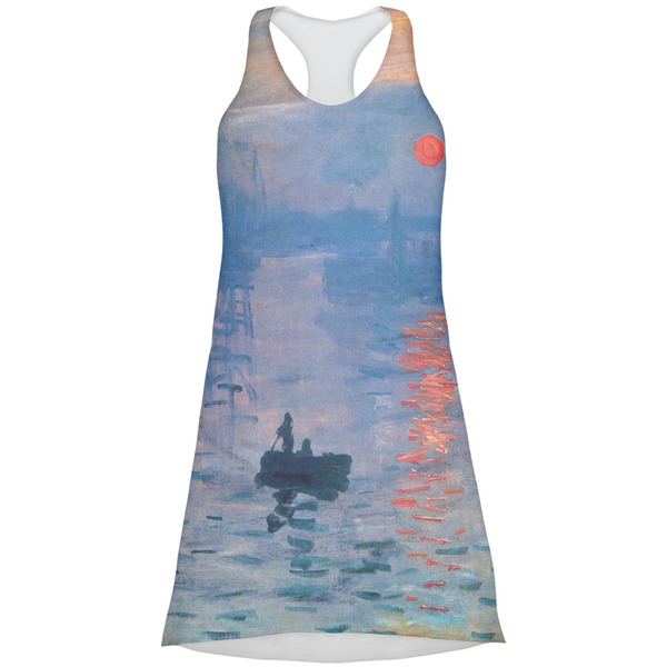Custom Impression Sunrise by Claude Monet Racerback Dress - Small