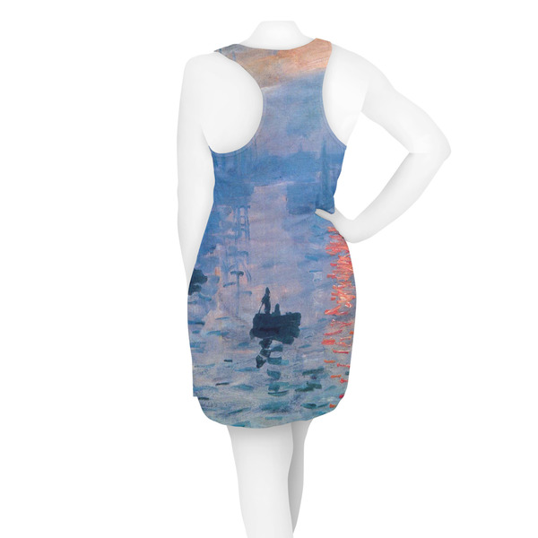 Impression Sunrise by Claude Monet Racerback Dress - On Model - Back