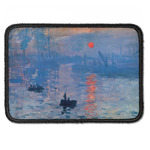 Impression Sunrise by Claude Monet Iron On Rectangle Patch