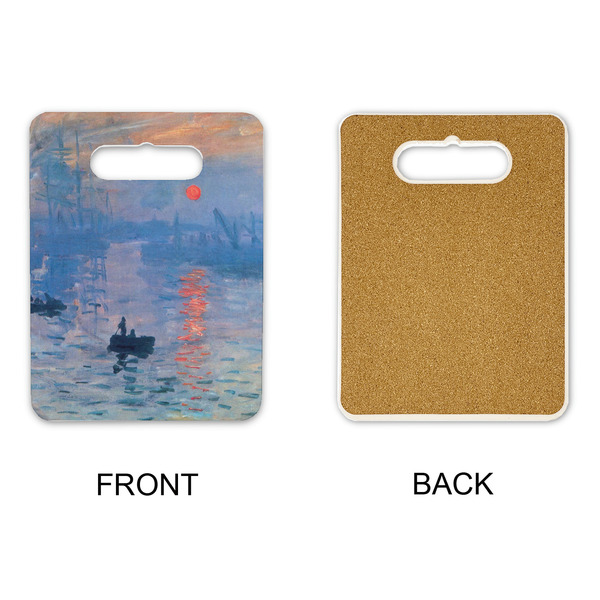 Impression Sunrise by Claude Monet Rectangle Trivet with Handle - APPROVAL