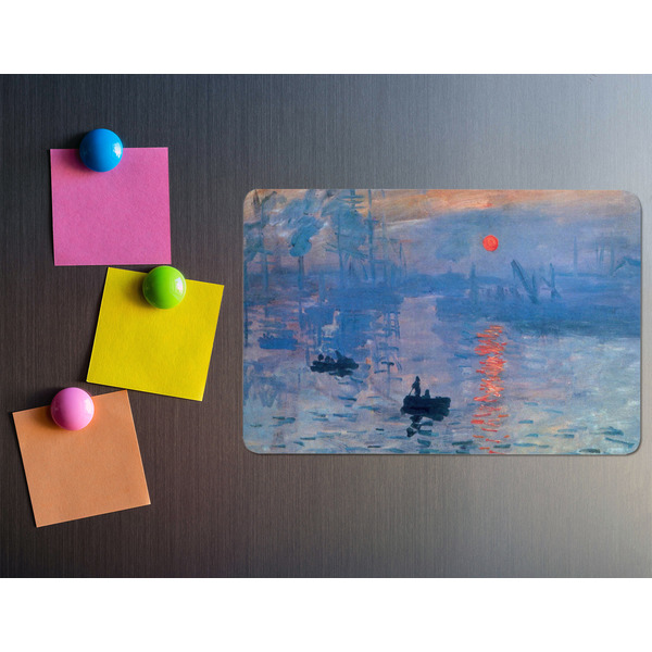 Impression Sunrise by Claude Monet Rectangular Fridge Magnet - LIFESTYLE