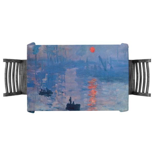 Custom Impression Sunrise by Claude Monet Tablecloth - 58"x58"