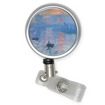 Impression Sunrise by Claude Monet Retractable Badge Reel