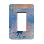 Impression Sunrise by Claude Monet Rocker Style Light Switch Cover - Single Switch
