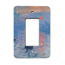 Impression Sunrise by Claude Monet Rocker Style Light Switch Cover - Single Switch